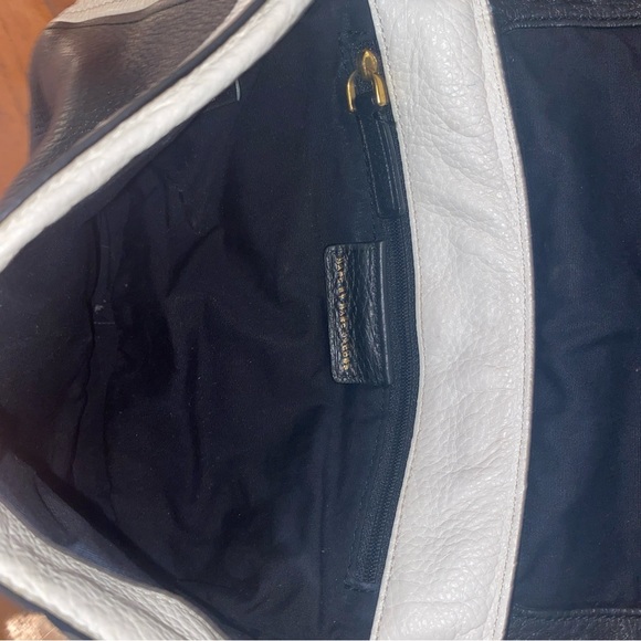 Marc by Marc Jacob’s Leather crossbody handbag Purse Preowned black & white - Picture 7 of 14